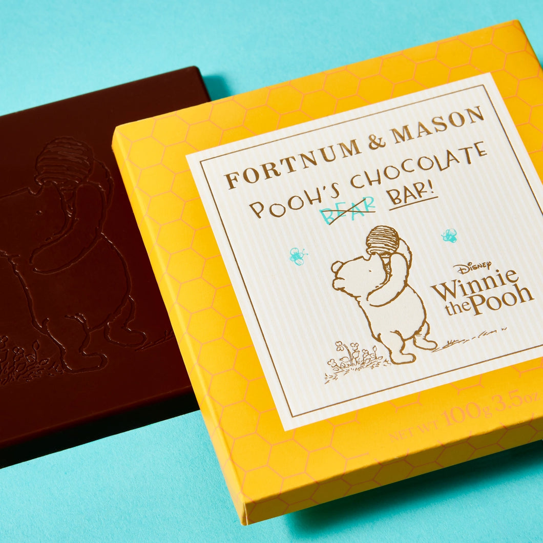 Fortnum & Mason Disney Winnie the Pooh Milk Chocolate Bar, 100g