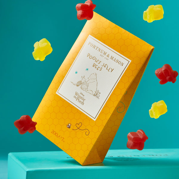 Fortnum & Mason Disney Winnie the Pooh Jelly Bee Sweets, 125g