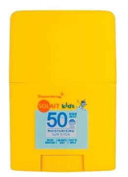 Solait Kids SPF 50 High Moisturising Sun Stick, Water Resistant, Easy to Apply