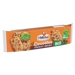 St Michel Cocottes Bio Chocolat et Graines Biscuits