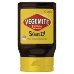 Vegemite Squeezy Spread, Squeezable Bottle, 200g