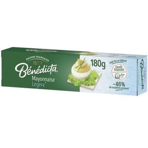 Bénédicta Mayonnaise Légère, Light Mayonnaise, Tube, 180g