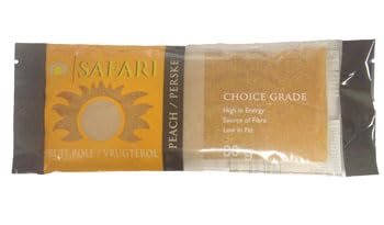 Safari Peach Fruit Roll, Choice Grade, High in Energy, Source of Fibre, 80g