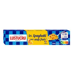 Lustucru les Spaghetti Long Spaghetti With Fresh Eggs 250g