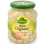 Kuhne Pickled White Onions in Vinegar jar, 190g