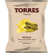 Torres Tapas Pickle Crisps 125g