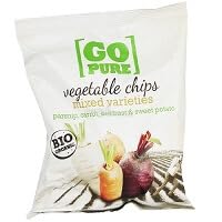 Go Pure Vegetable, Chips Mixed Varieties, Organic 90g