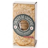 Albert Menes Oboles de Lucerne Biscuits Apéritifs with Poppy Seeds, 100g