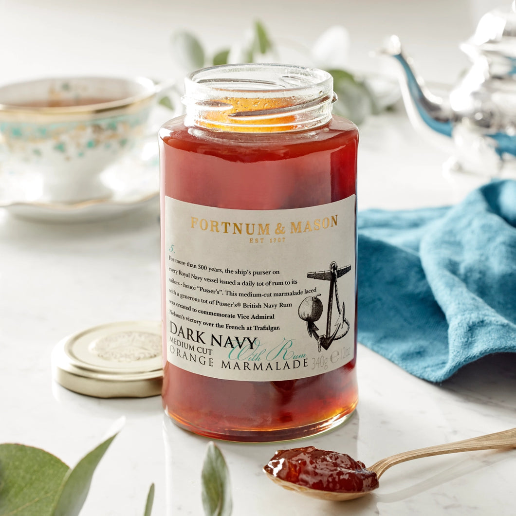 Fortnum & Mason Dark Navy Marmalade, 340g