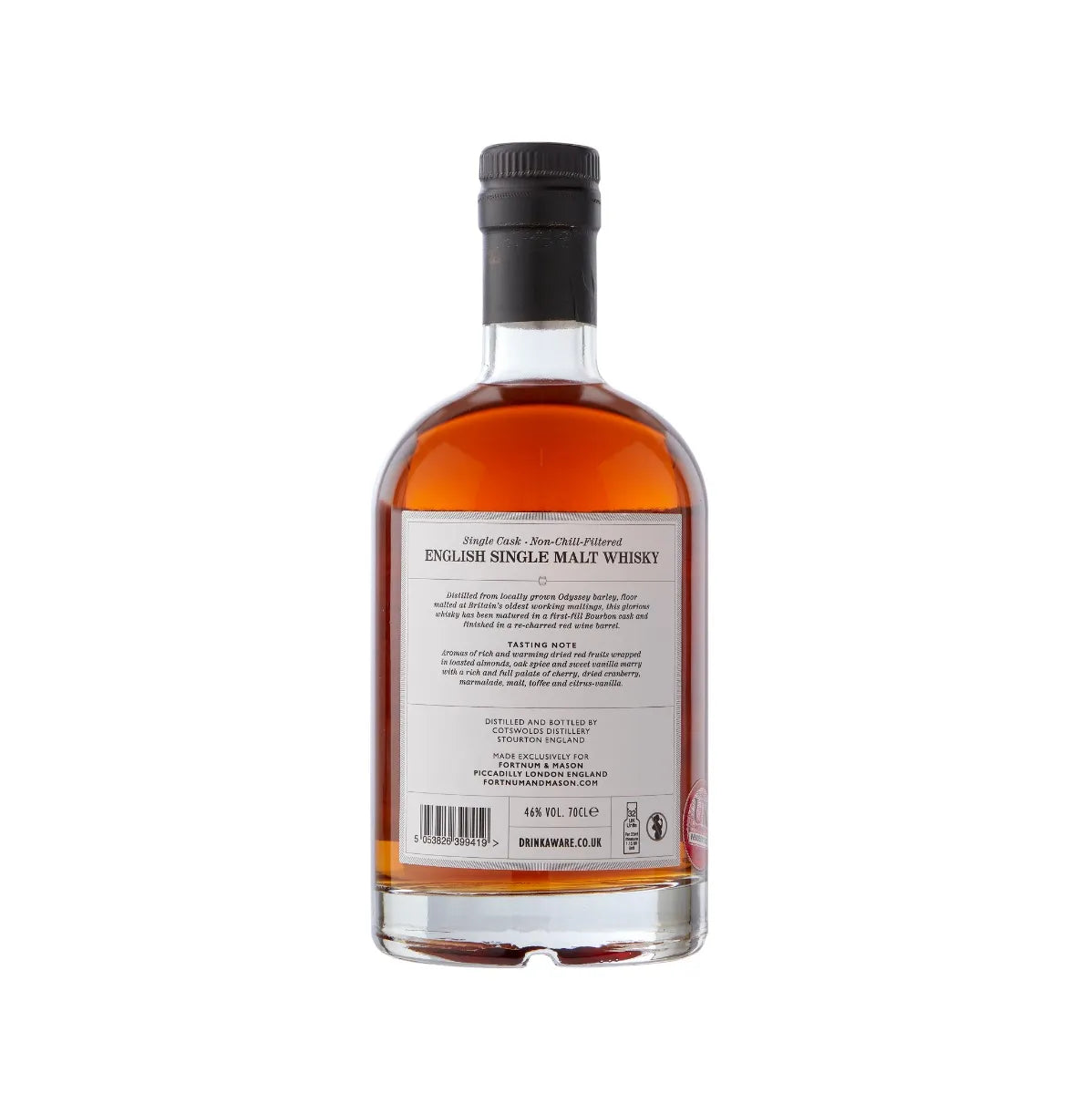 Fortnum's English Single Malt Whisky, Cotswolds Distillery, 70cl