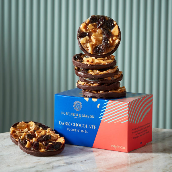 Fortnum & Mason Dark Chocolate Florentines, 150g