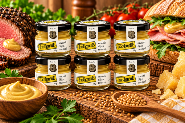 Tracklements Smooth Dijon Mustard Mini 25g - Pack of 6
