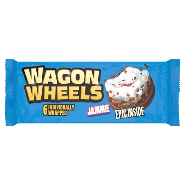 Wagon Wheels Jammie 6 Individually Wrapped Multipack