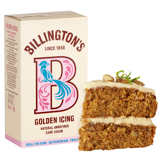 Billington's Natural Golden Icing Unrefined Cane Sugar (500g)