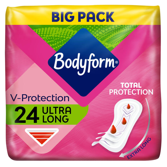 Bodyform Ultra Long Sanitary Towels 24 Per Pack