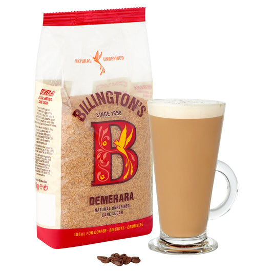 Billington's Natural Demerara Unrefined Cane Sugar (1Kg)