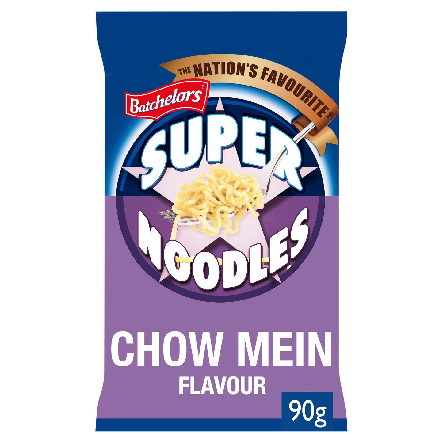 Batchelors Super Noodles Chow Mein Flavour Instant Noodles 90g