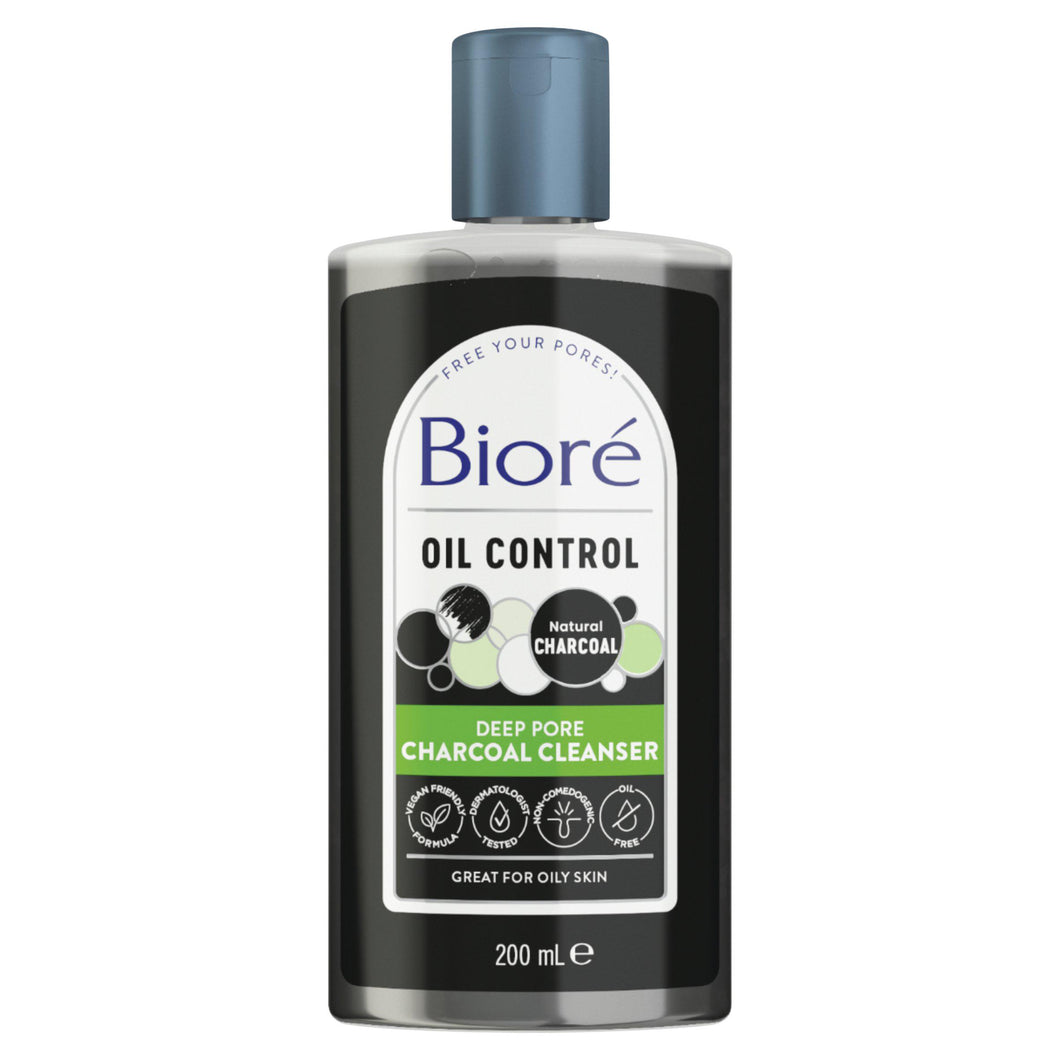 Biore Charcoal Pore Cleanser 200ml