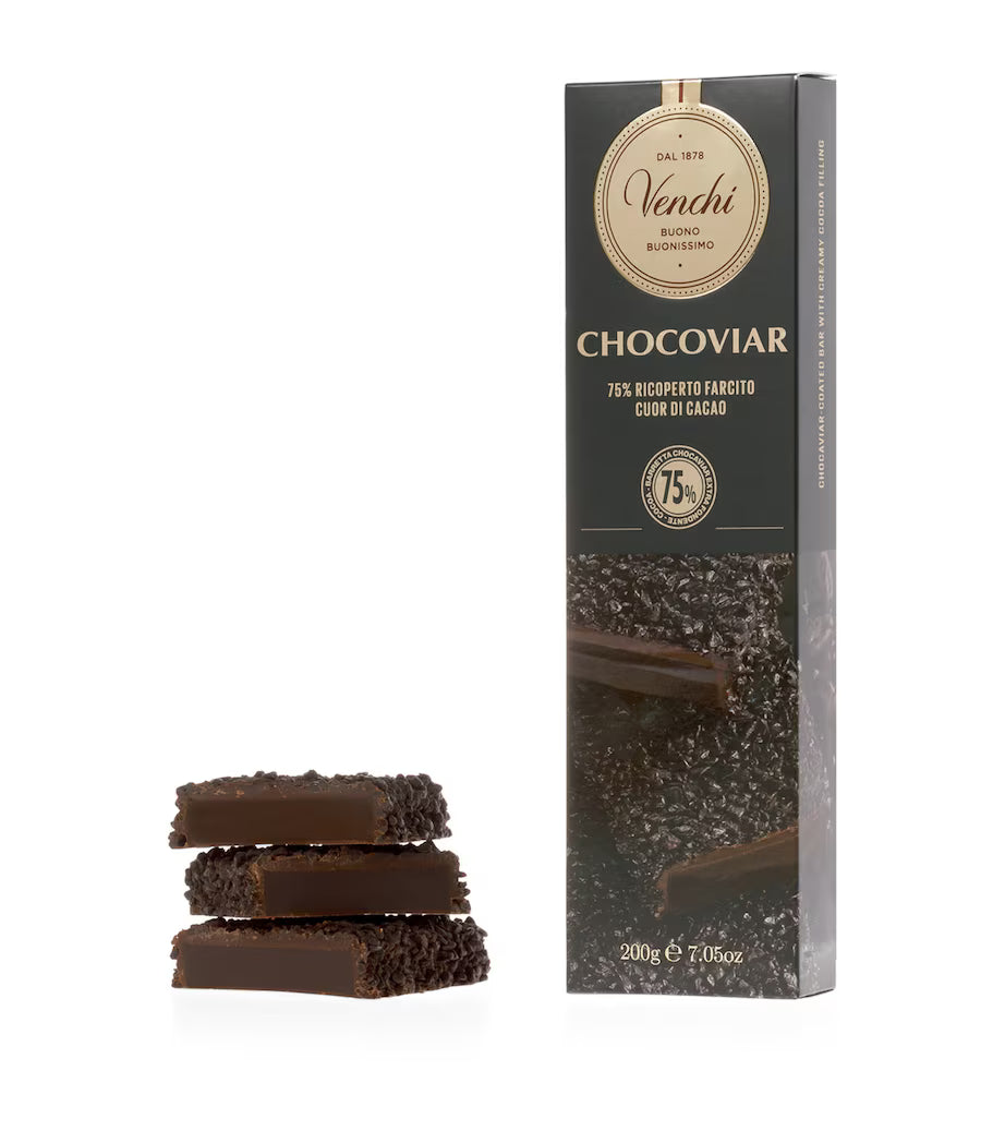 Venchi 1878 Dark Chocolate Chocoviar Soft Bar 200g