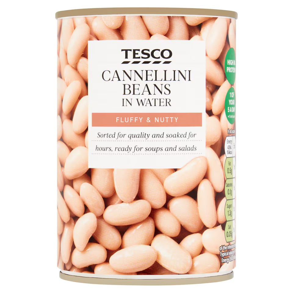 Tesco Cannellini Beans Water, 400g