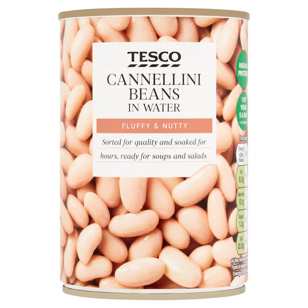 Tesco Cannellini Beans Water, 400g