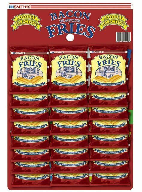 Smiths Bacon Fries Crisps 24g Full Case of 24