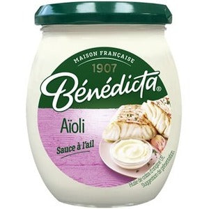 Benedicta Aïoli Sauce With Garlic Pulp 260g