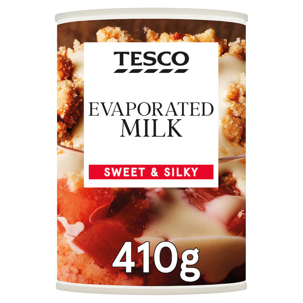 Tesco Evaporated Milk, 410g