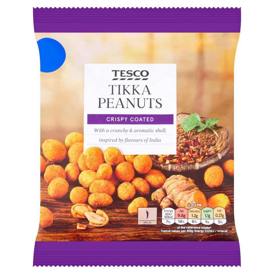 Tesco Tikka Crispy Coated Peanuts 200g