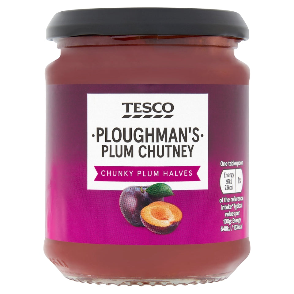 Tesco Ploughman's Plum Chutney, 295g