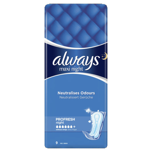 Always Maxi Pads Night X 9