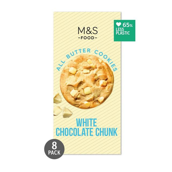M&S Belgian White Chocolate Chunk Cookies, 200g