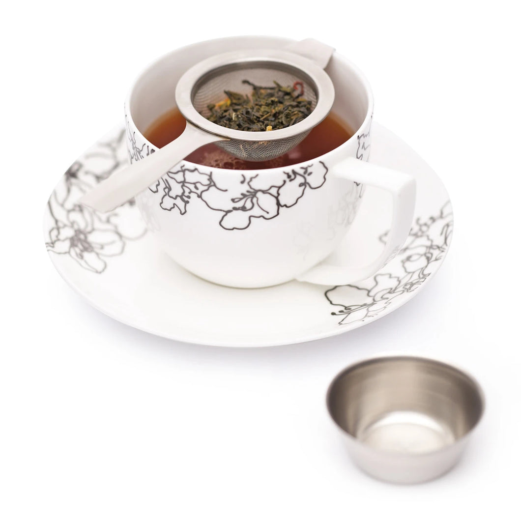 La Cafetière Stainless Steel Tea Strainer with Stand