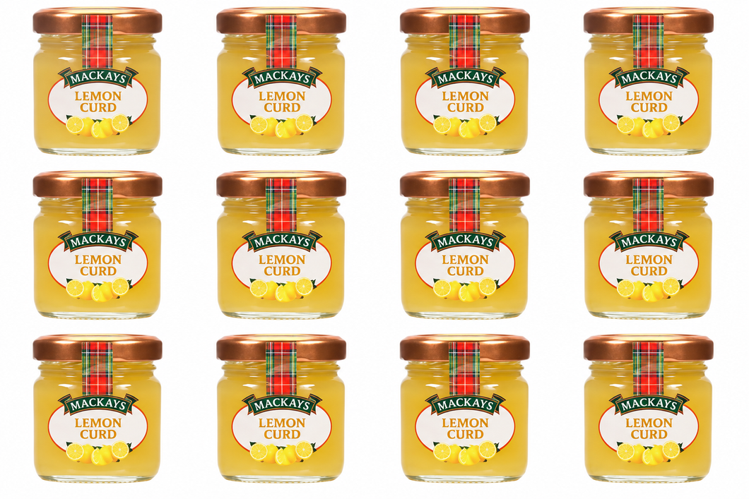 Mackays Mini Lemon Curd Mini Jar 42g, Pack of 12