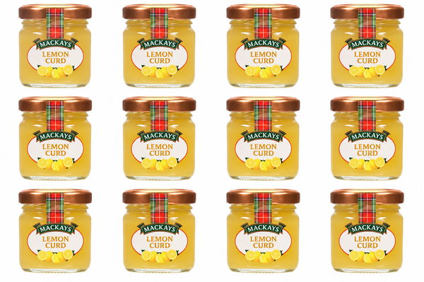 Mackays Mini Lemon Curd Mini Jar 42g, Pack of 12