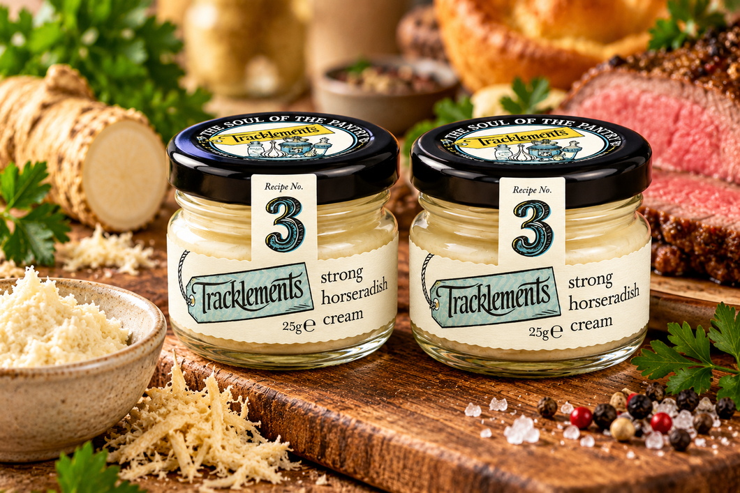Tracklements Strong Horseradish Cream Mini 25g - Pack of 2