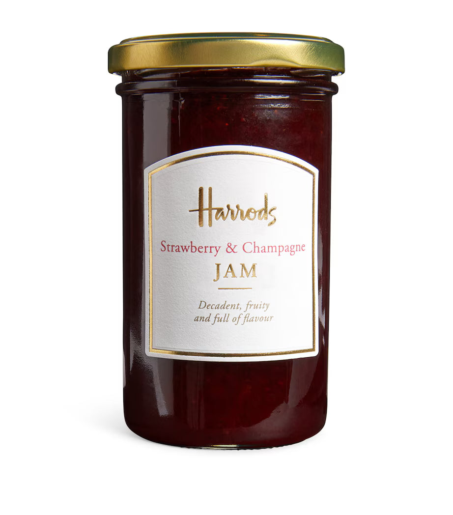 Harrods HRDS Core Strawberry & Champagne Jam - 320g