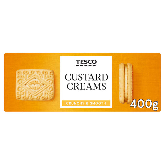 Tesco Custard Cream Biscuits, 400g