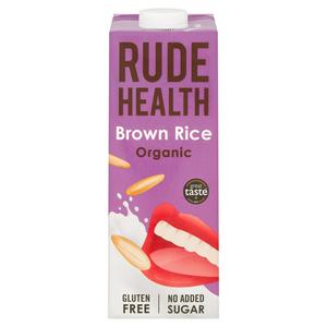 Rude Health Organic Brown Rice Longlife Dairy Free Drink, 1L