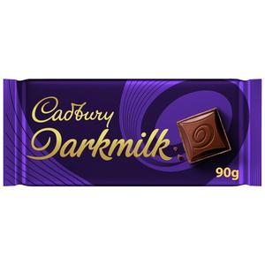 Cadbury Dark Milk Chocolate Bar 90g