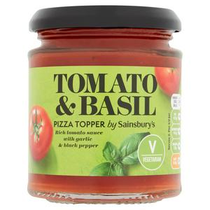 Sainsbury's Tomato And Basil Pizza Sauce Topper 190g