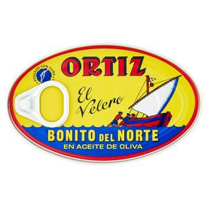 Ortiz El Velero White Tuna in Olive Oil, 112g