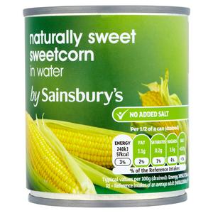 Sainsbury’s Naturally Sweet Sweetcorn