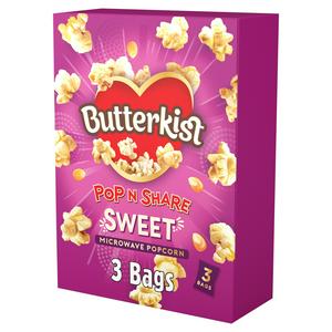 Butterkist Sweet Microwave Popcorn 180g
