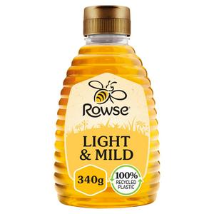 Rowse Squeezy Light & Mild Honey, 340g