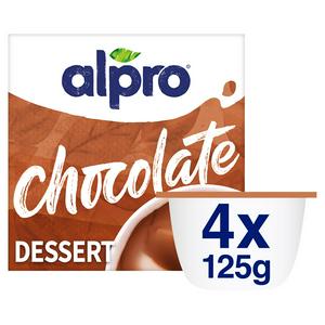 Alpro Chocolate Soya Dessert 4 x 125g