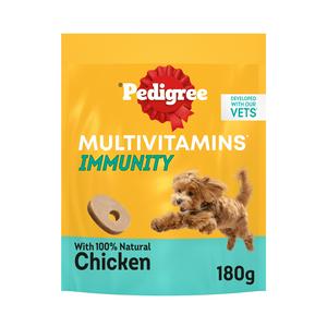 Pedigree Multivitamins Immunity Soft Dog Chews, 6 x 180g