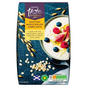 Sainsbury's Scottish Whole Rolled Jumbo Oats, Taste the Difference 1Kg