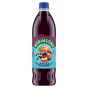Robinsons Apple & Blackcurrant Drink with No Added Sugar (1L)