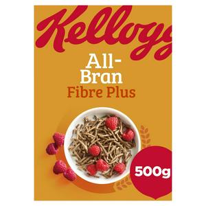 Kellogg's All Bran Fibre Plus Breakfast Cereal 500g